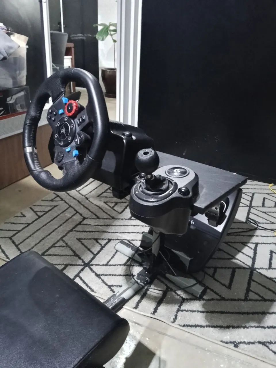 Cockpit com volante câmbio e pedais funcionando perfeitamente, para ir embora logo!!! - Foto 4