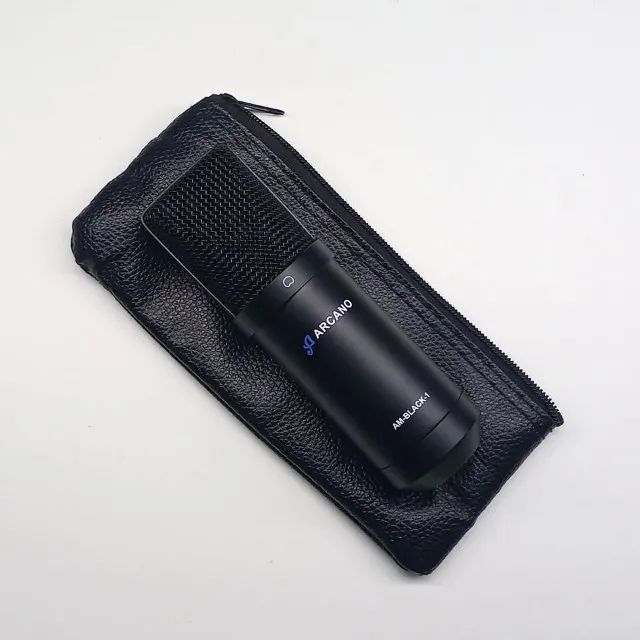 Microfone Arcano Am-black-1 Condensador Cardioide Cor Preto - Foto 3