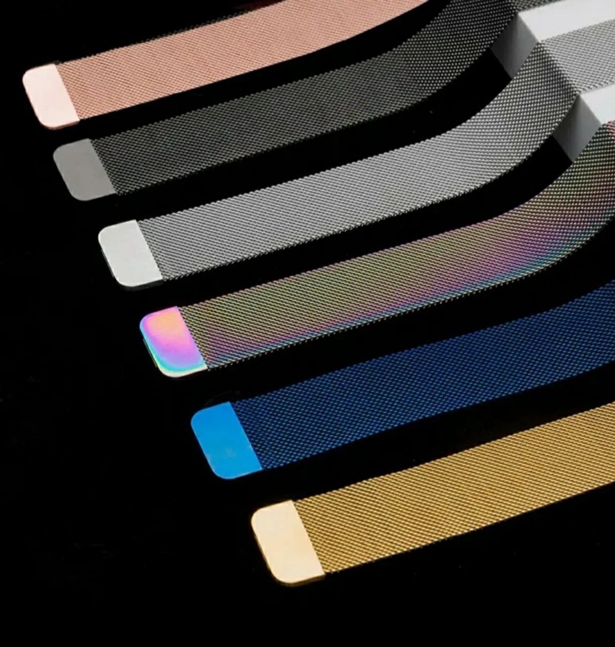 Pulseira Milanese Compatível com APPLE WATCH, linha ULTRA e linha IWO. Várias Cores  - Foto 5