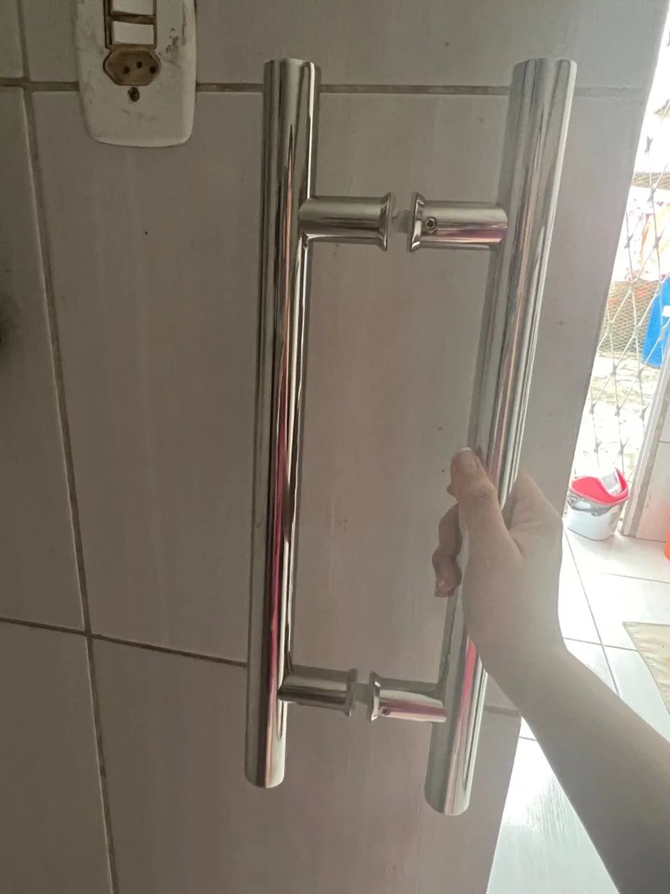 Maçaneta para porta de vidro - Foto 3