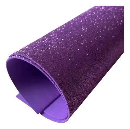 Placa de Eva Com Glitter 40x60 Pacote com 5 Placas (Cor única) - Foto 2