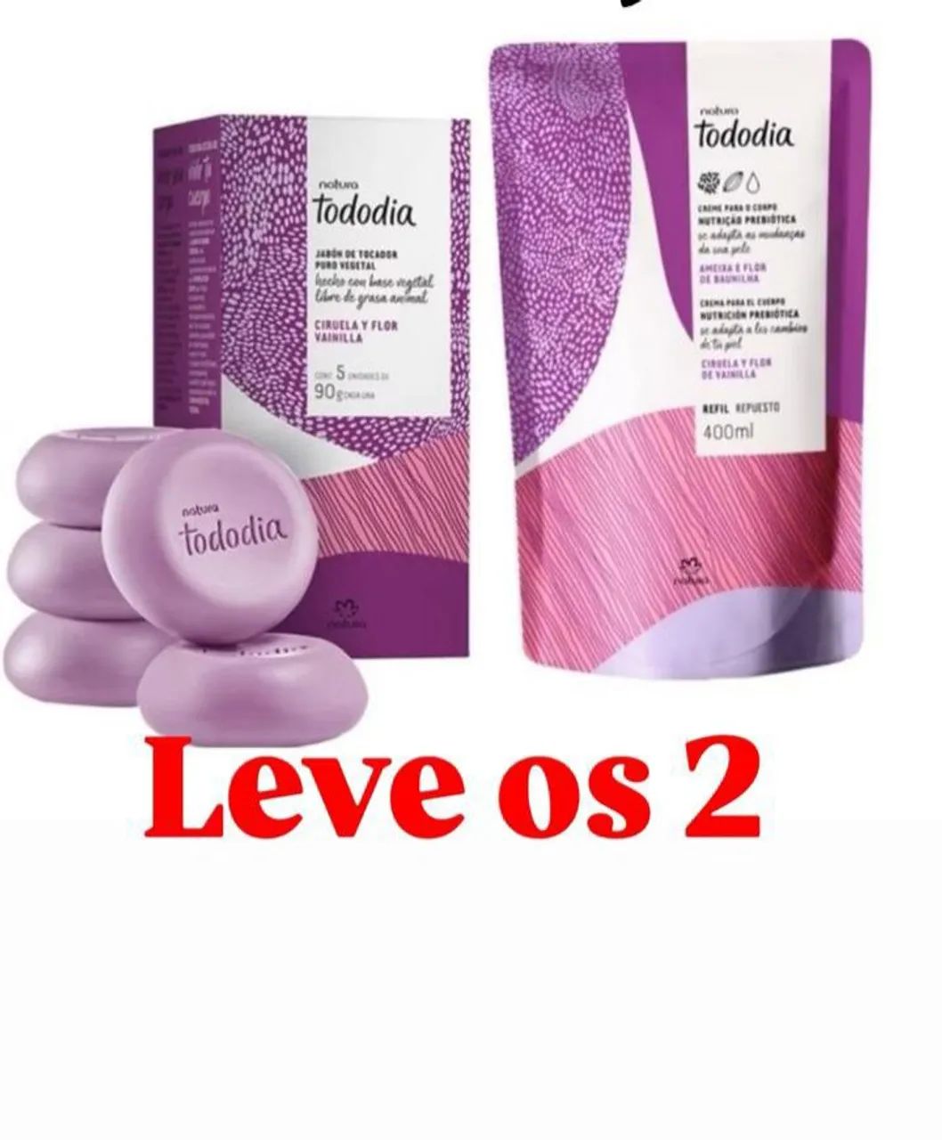 COMBO AMEIXA E FLOR DE BAUNILHA 