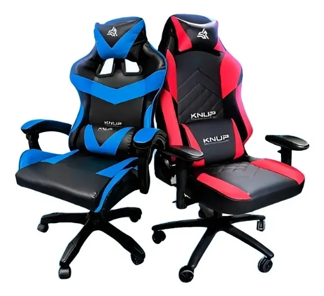 Cadeira Gamer Ergonomica 200kg Kp-cda001 Vermelha Knup