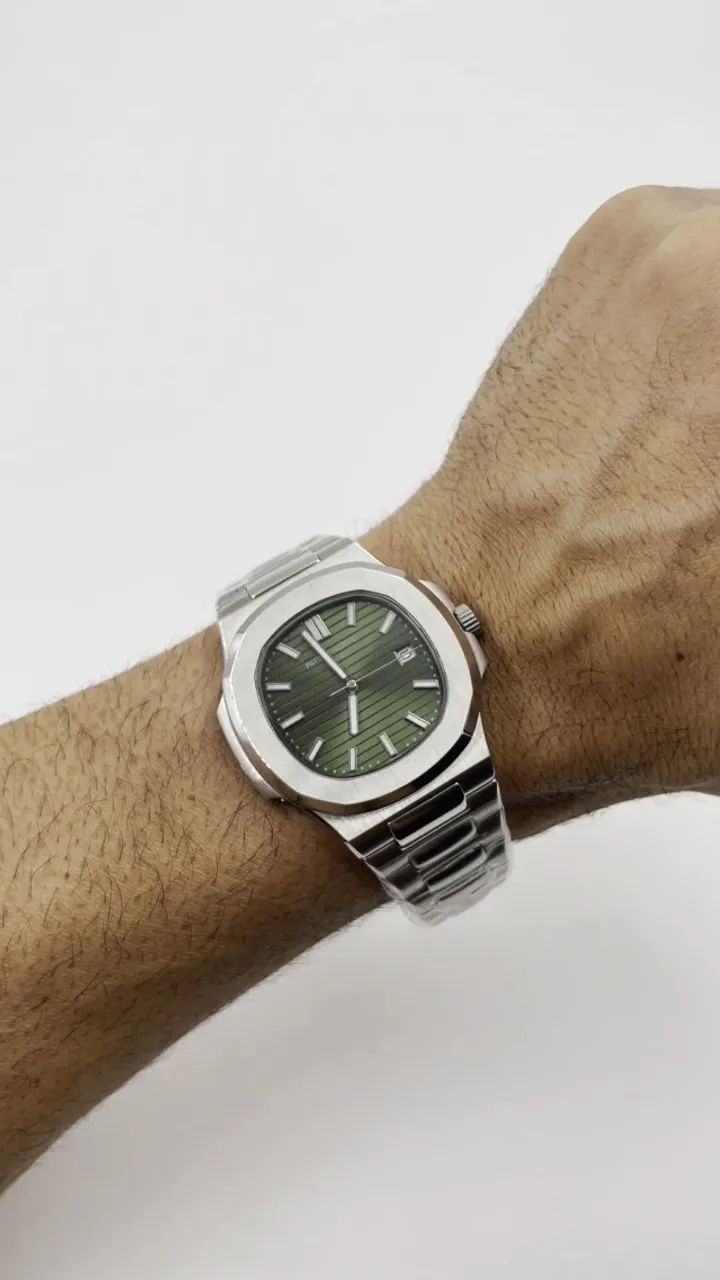 Relógio PATEK PHILIPPE AUTOMÁTICO MOSTRADOR VERDE  - Foto 4