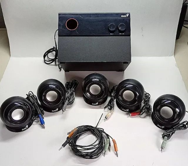 Sistema De Som Surround Genius 5.1 Bass Enhanced Para Pc  - Foto 2