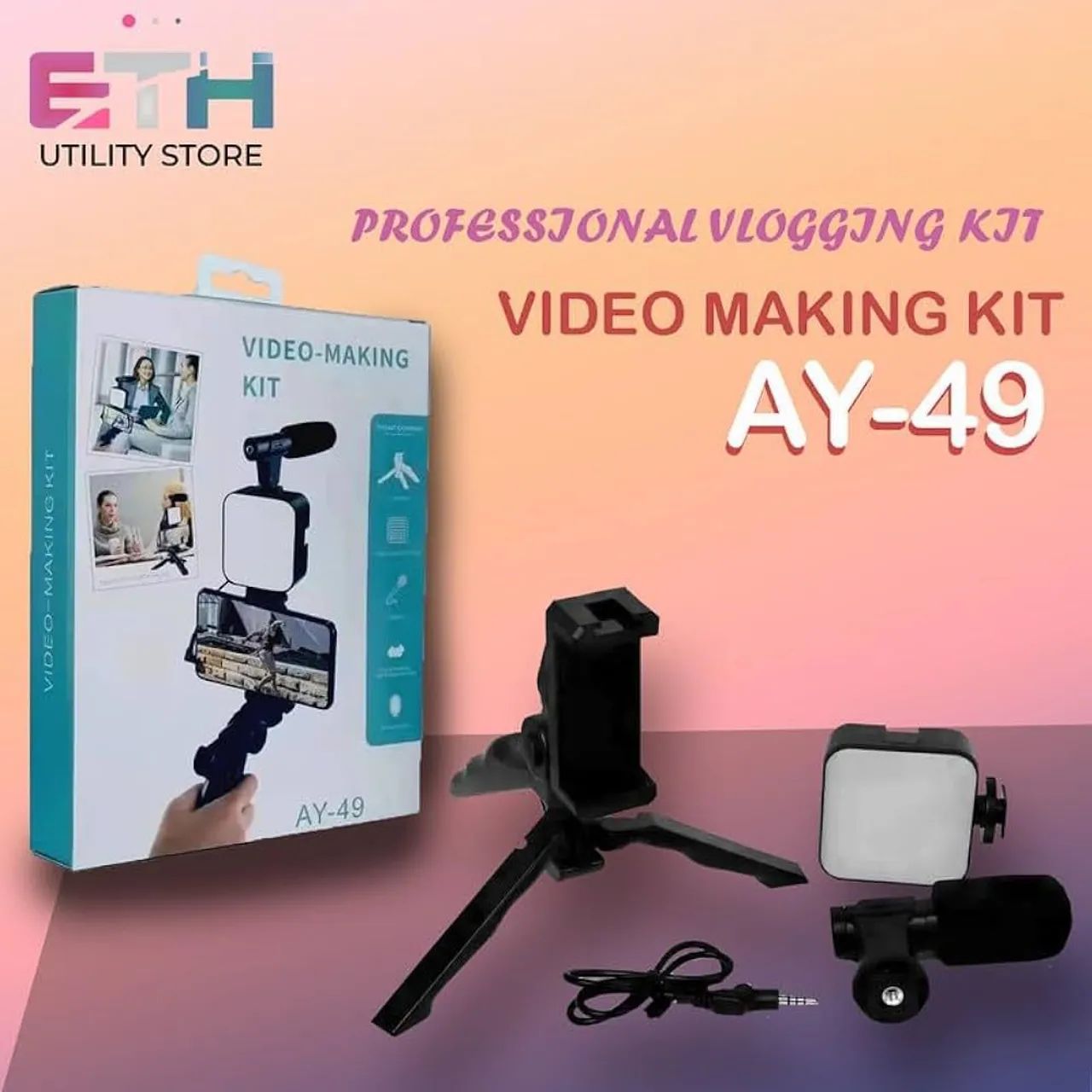 Kit Completo de Vlog para Celular AY-49