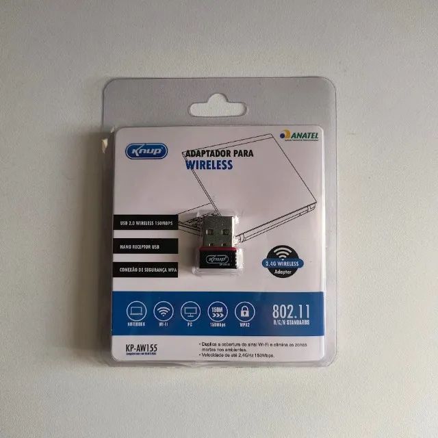 Mini Adaptador USB WiFi 150Mbps *ENTREGA GRÁTIS* - Foto 3