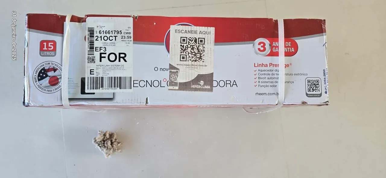 Aquecedor RHEEM Linha Prestige