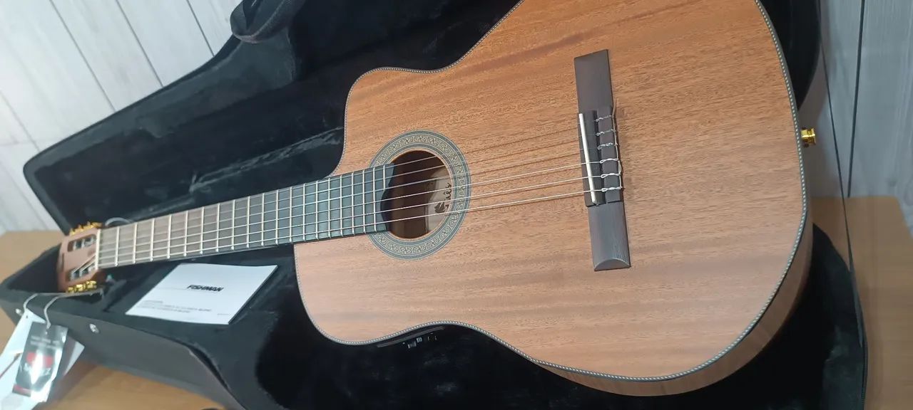 Violão Nylon Eletroacústico Clássico Cutaway Anatômico Natural Fosco Marquês - VN-181NSEQ  - Foto 3