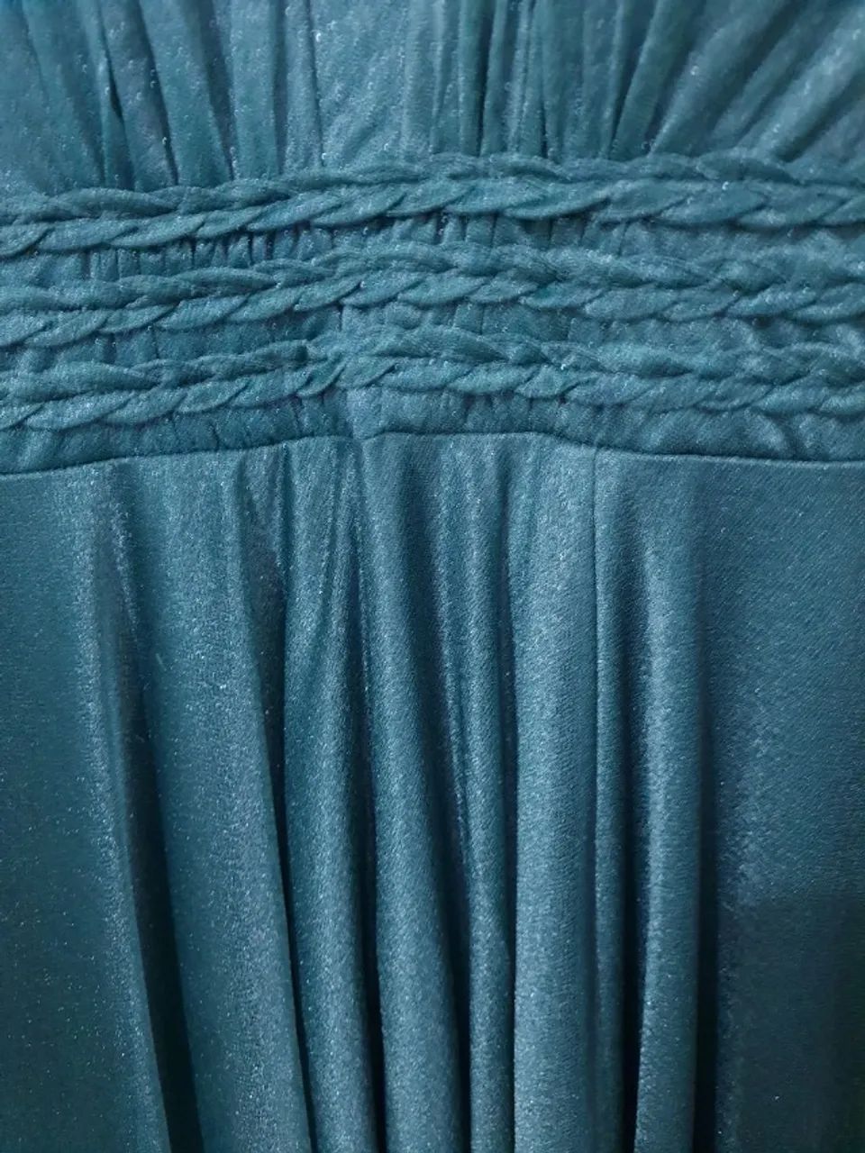 Vestido madrinha verde esmeralda tm.42 - Foto 2