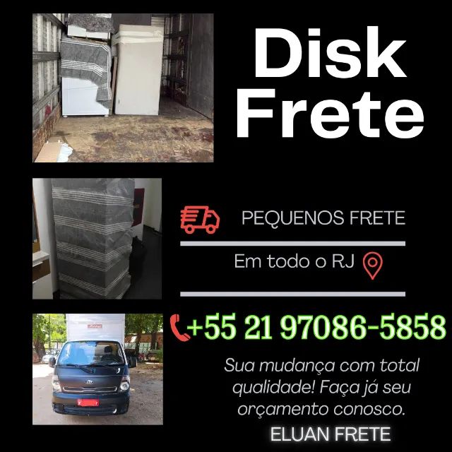 Frete Mudanças RIO DE JANEIRO MUDANÇA PEQUENA ELUAN