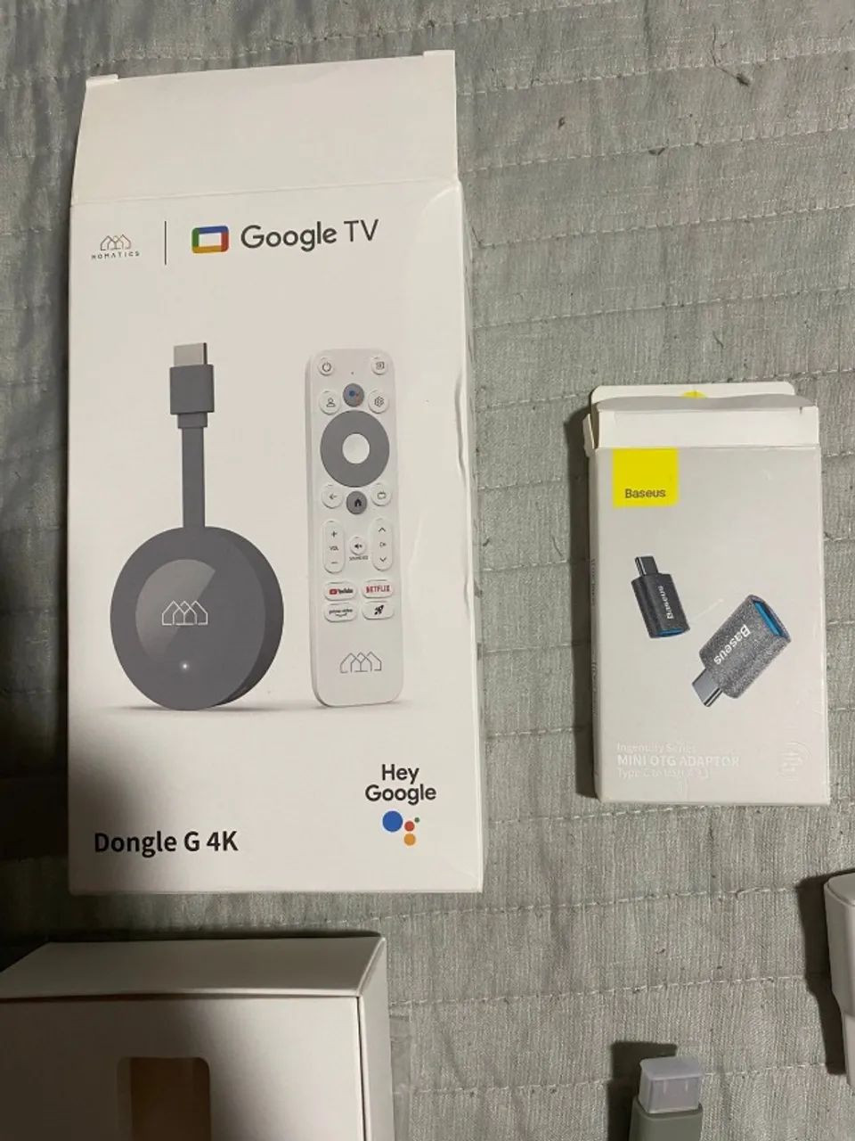 TV Box / Stick Dongle Homatics G 4K 32GB + Adaptador Baseus para PenDrive - Foto 4