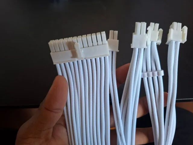 Teucer psu cabo de extensão placa-mãe atx - Foto 2