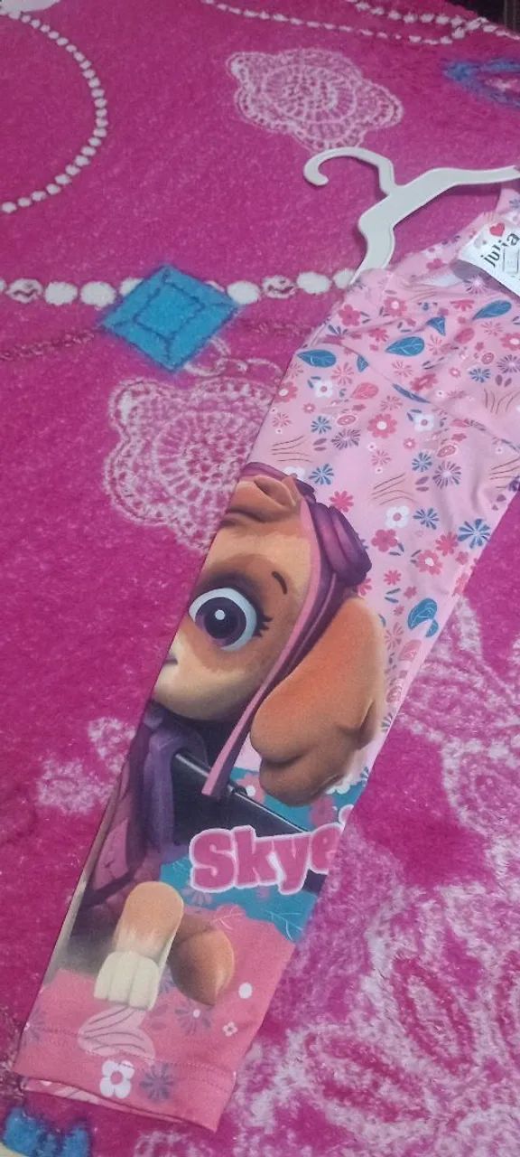 Conjunto de roupa de praia infantil meses ou idade  - Foto 5