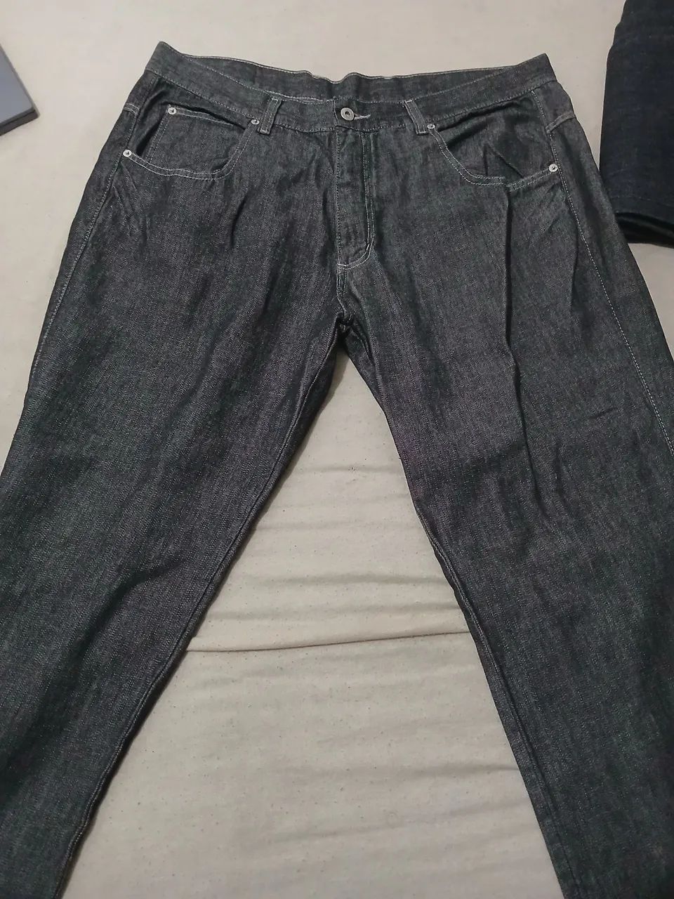  2 Calças Jeans Masculina Preta, 54 - Foto 2