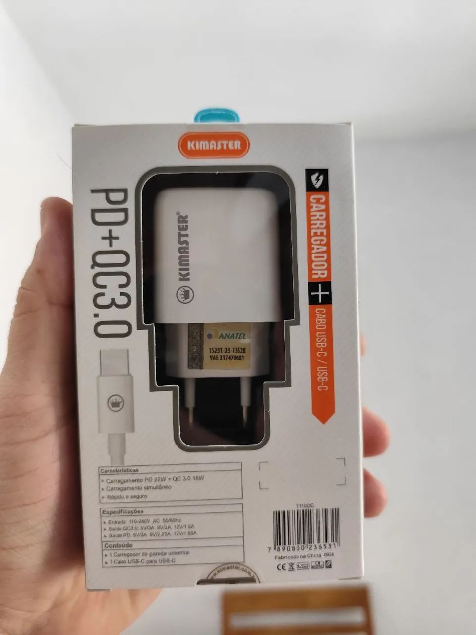 Carregador Power Duo Kimaster 40W USB-C - Foto 2