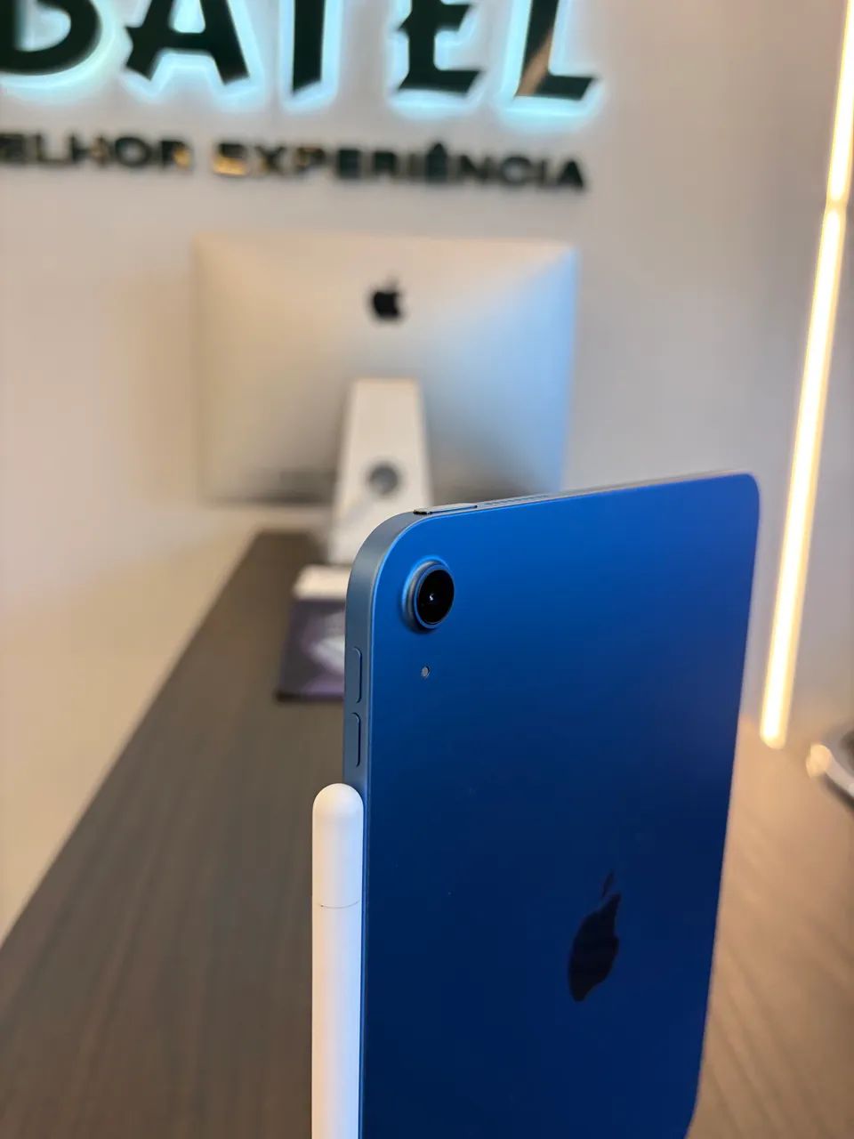 iPad 10 64GB Azul com Pencil USB C - Usado - Tablets e E-Readers