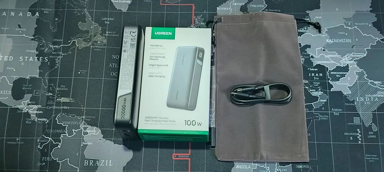 Power Bank UGREEN 20000mAh 100W - Carregamento Rápido