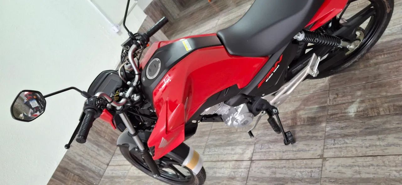 Honda Fan 160 2025 0KM Vermelha - Foto 5