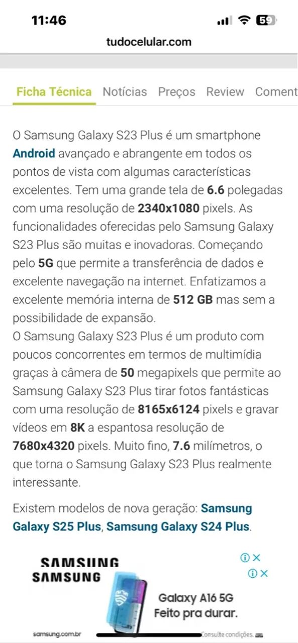 Samsung Galaxy S23 Plus 512 gb - Foto 5