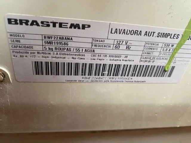 Muito Barata!!!  Máquina de Lavar Brastemp 5kg - Foto 4
