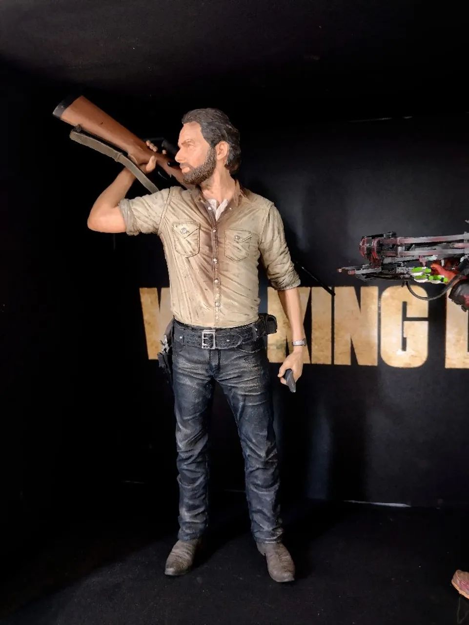Action Figure Walking Dead em Moldura - Foto 2
