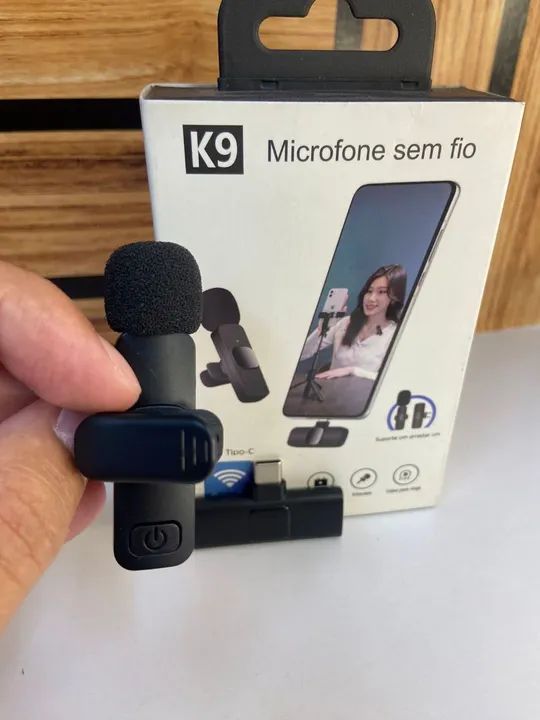 MICROFONE DE LAPELA TIPO C - K9 - Foto 2