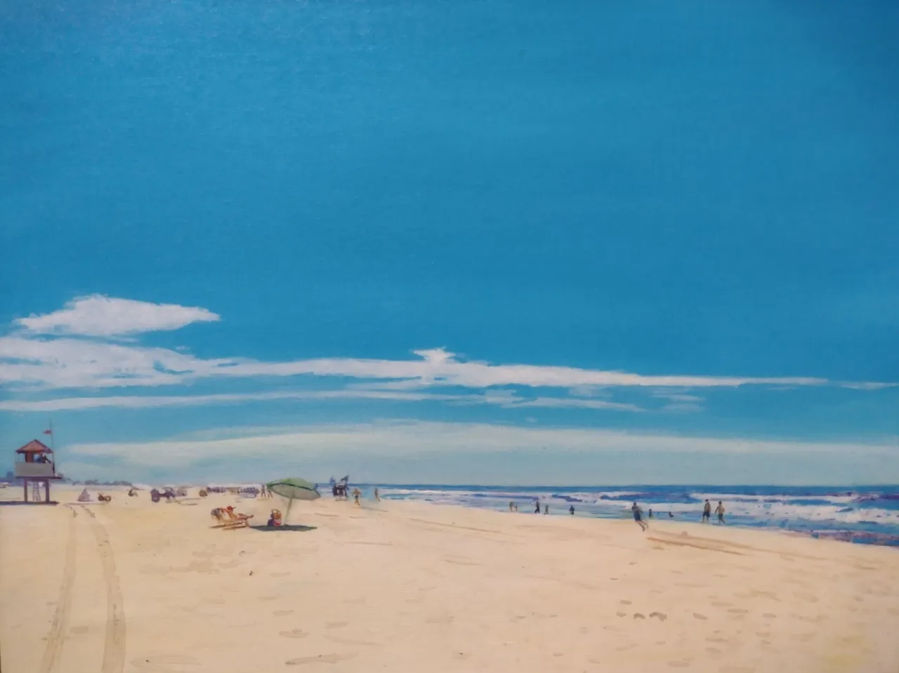Pintura acrílica sobre tela 30x40 cm Capão da Canoa - RS