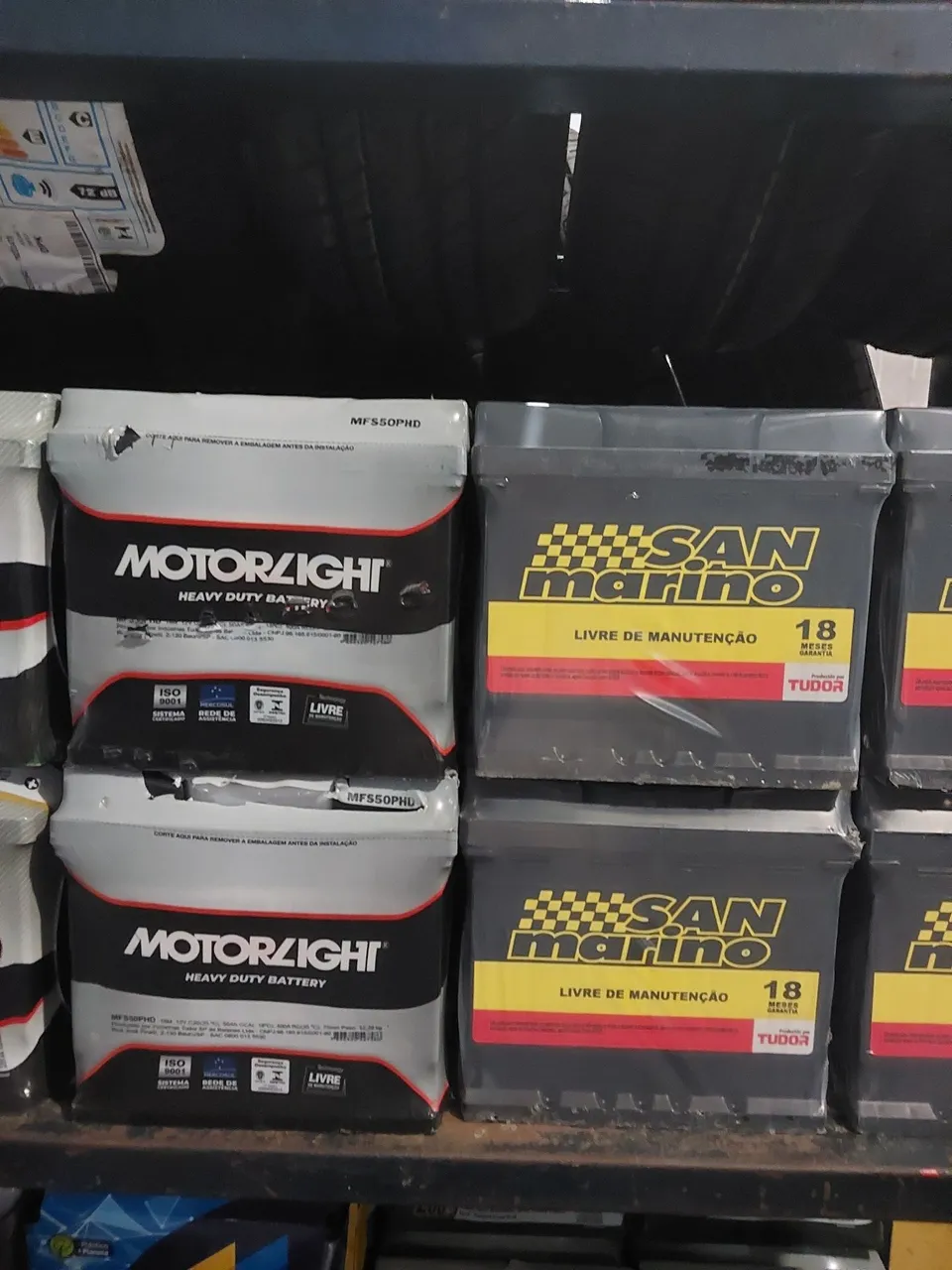 Baterias Automotivas Motorlight e San Marino