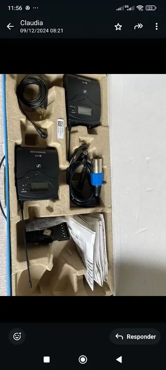 Kit de Microfone Wireless para Gravação de Áudio - Foto 2