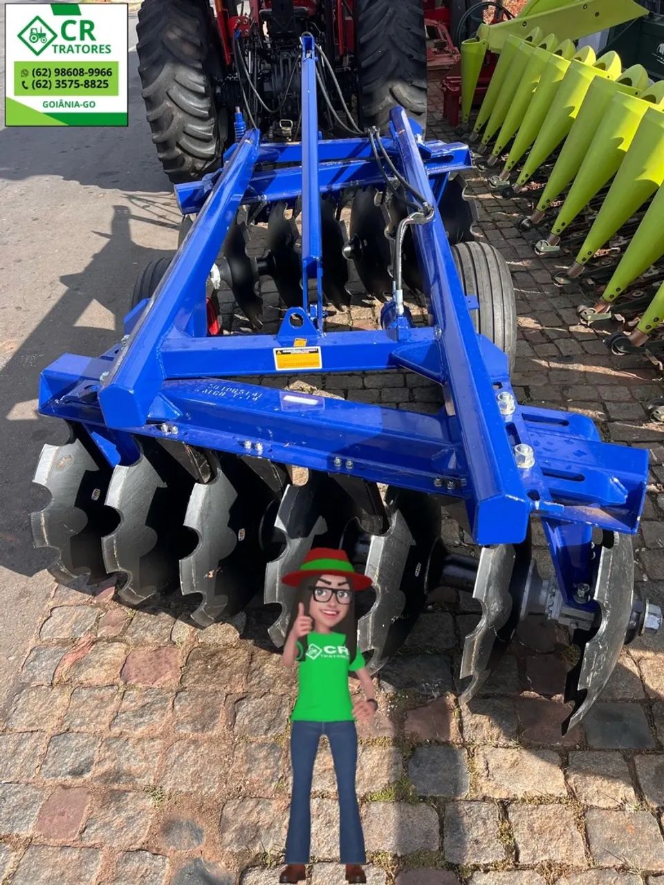 Grade Aradora GAICR 14x28 TATU - CR TRATORES - Foto 4