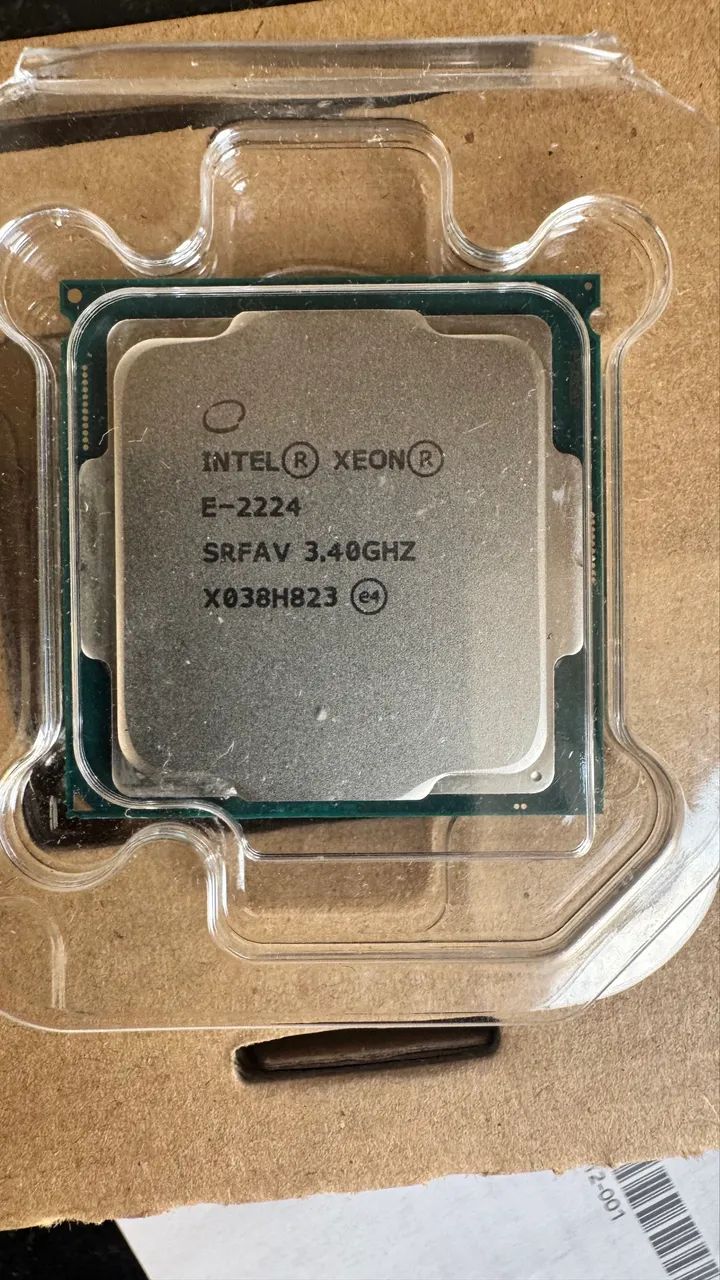 Processador Intel xeon e-2224