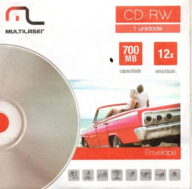 Multilaser CD RW com 01 ubidade