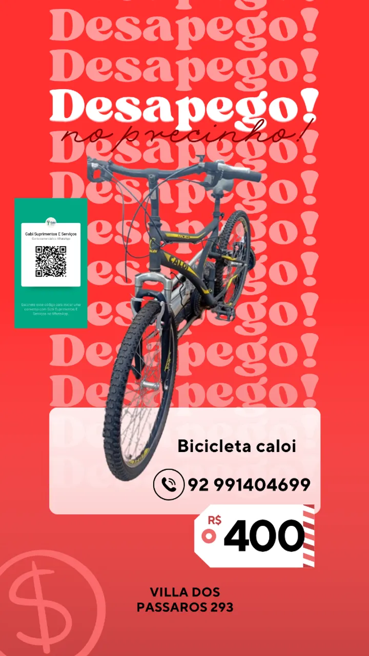 BICICLETA POUCO USADA