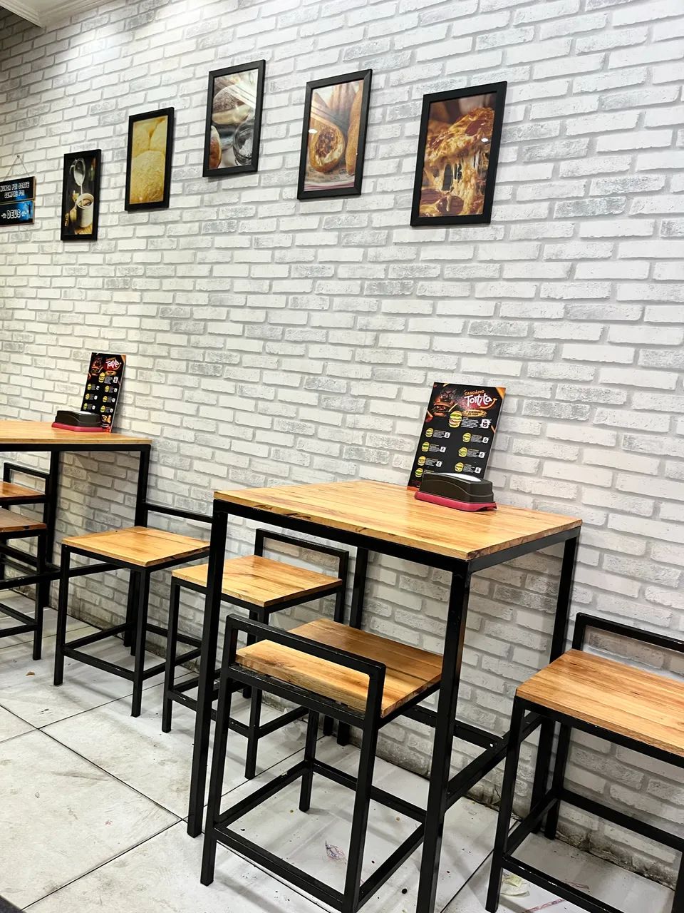 Conjunto de mesa industrial  - Foto 3