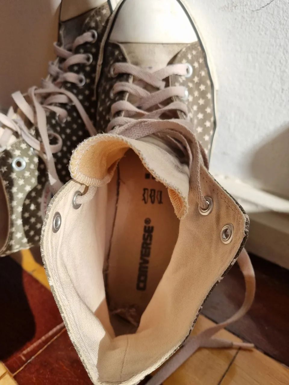 Tênis Converse All Star Estampa de Estrelas Número 41 - Foto 4