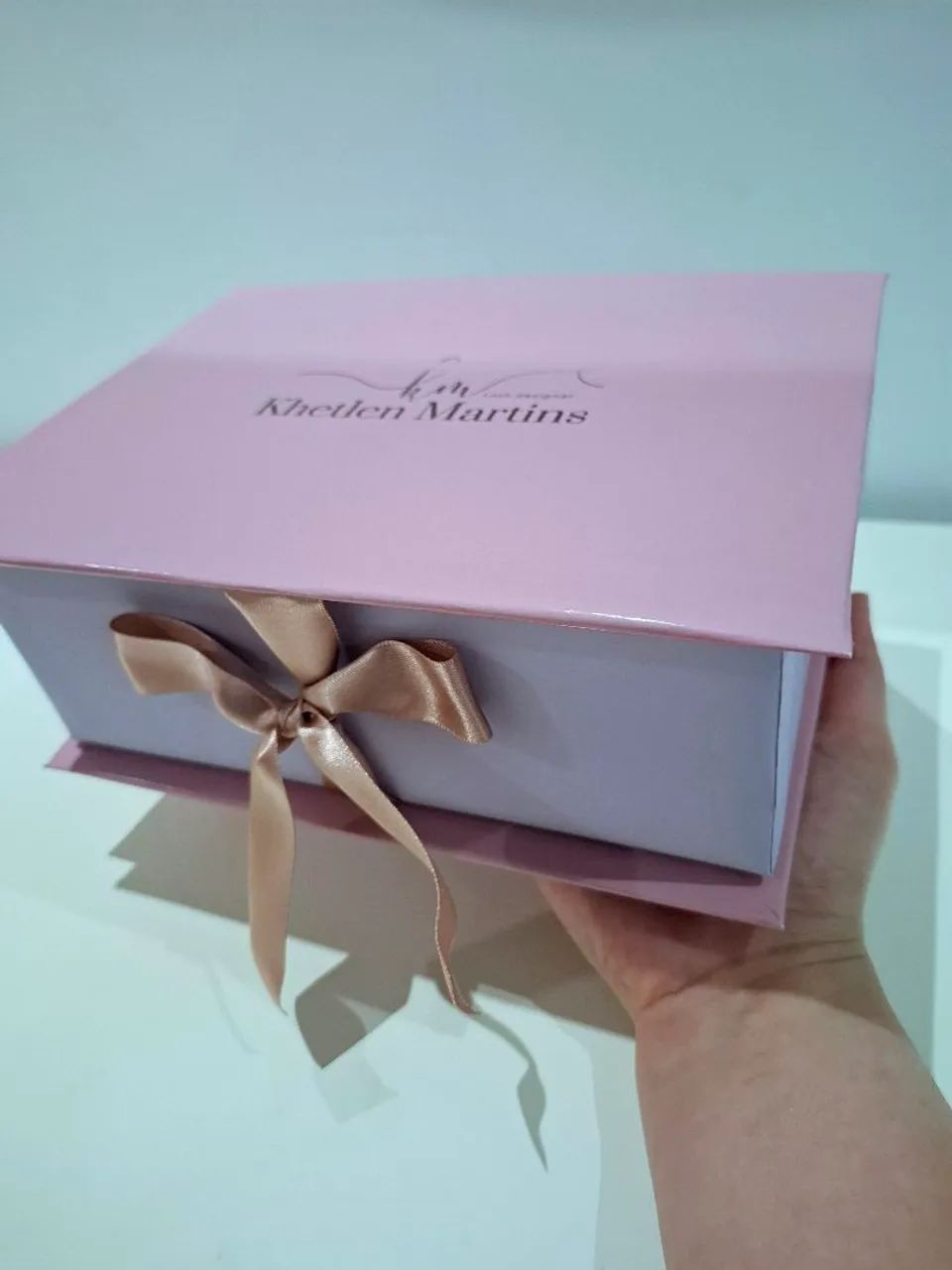 Caixa cartonada personalizada pra curso, padrinhos, batismo... - Foto 2