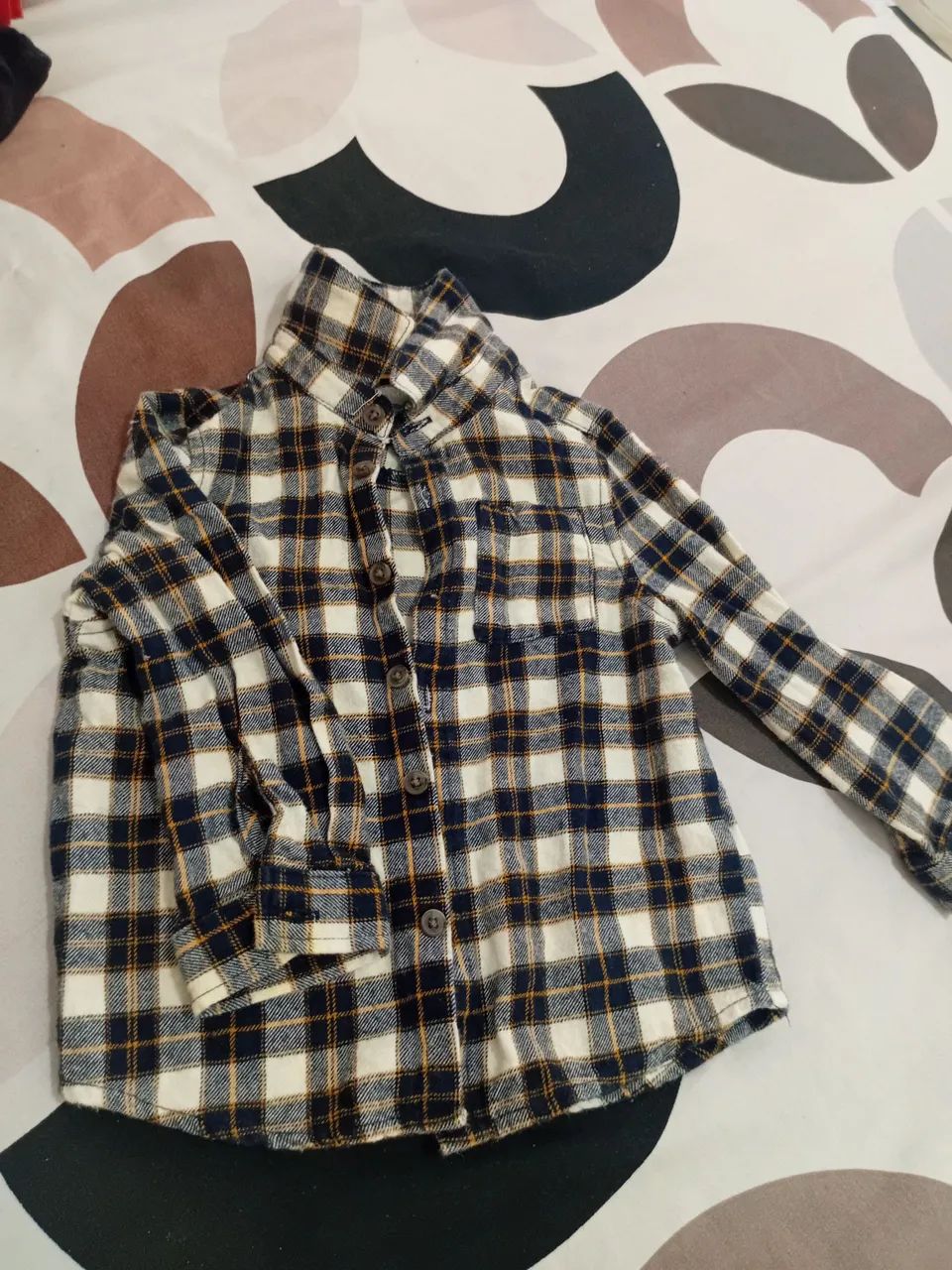 Camisa xadrez infantil