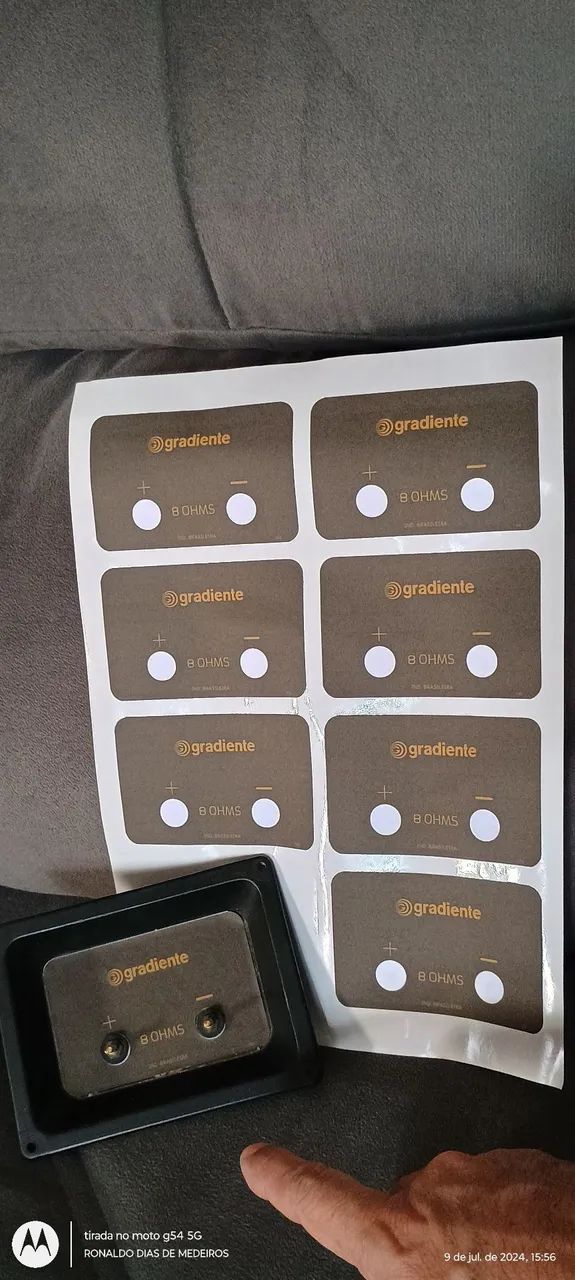 Gradiente master 100 Adesivos para Caixa de Som Gradiente