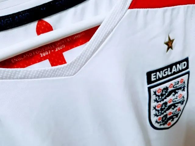 Camisa oficial da Seleção da Inglaterra 2007/08 - Foto 2