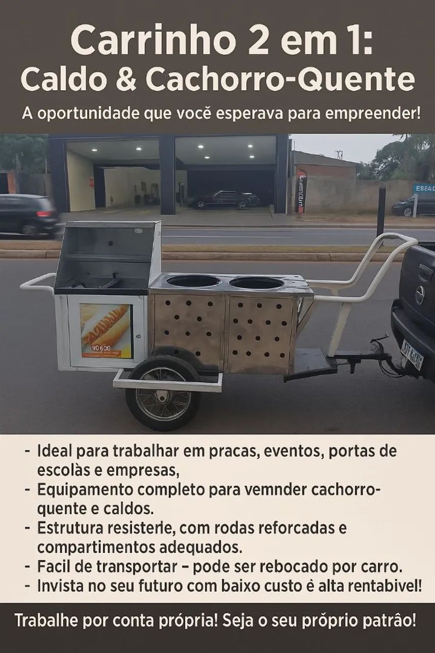 Carrinho 2 em 1  - Foto 2