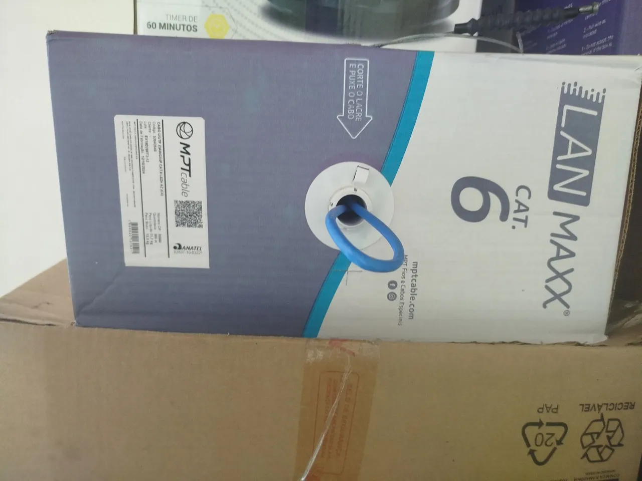 Cabo de Rede LAN MAXX Cat. 6