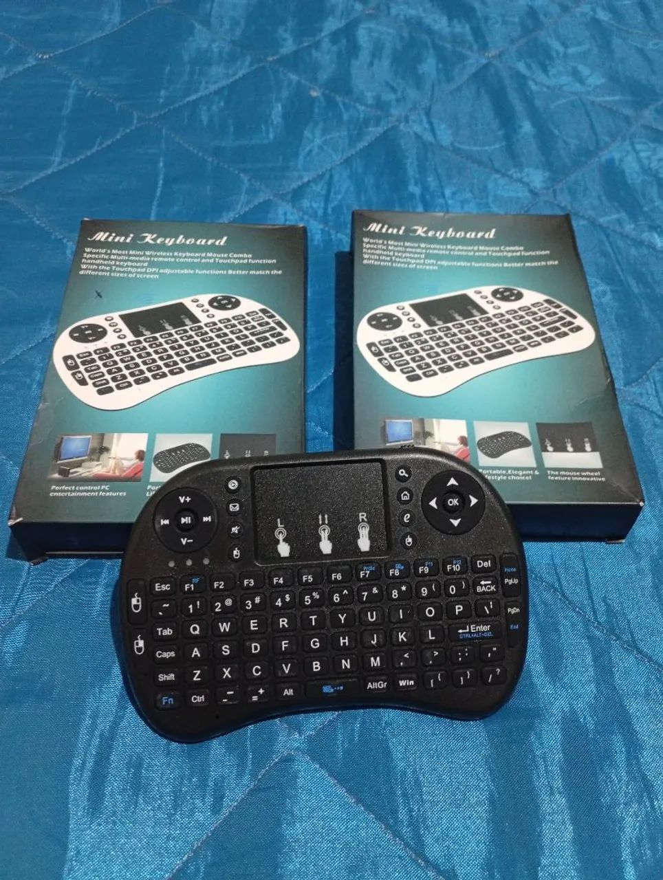 Mini Teclado Wireless com Touchpad - Praticidade na sua TV - Foto 4