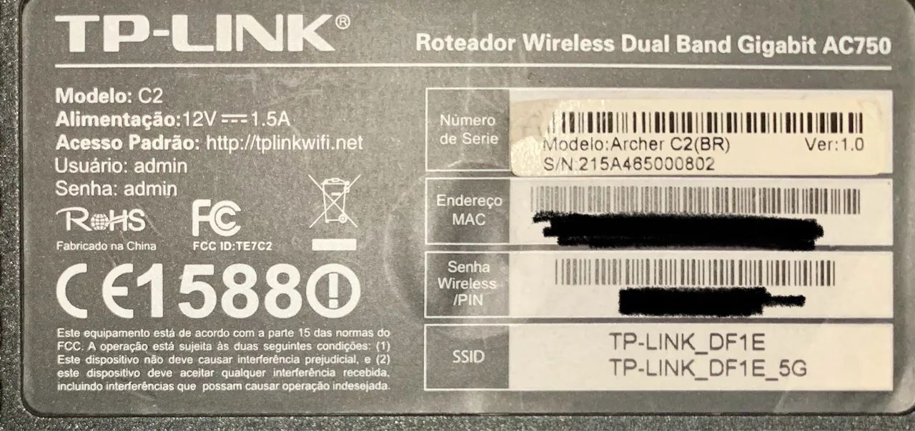 Roteador Archer AC 750 C2 TPLink - Foto 2