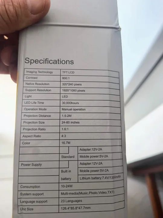 Projetor Portátil   - Foto 3