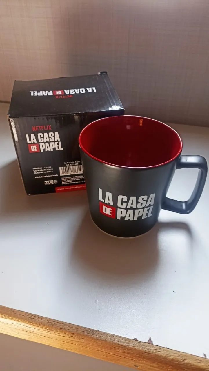 Caneca Buck La Casa de Papel - Netflix - (Nova)  - Foto 5