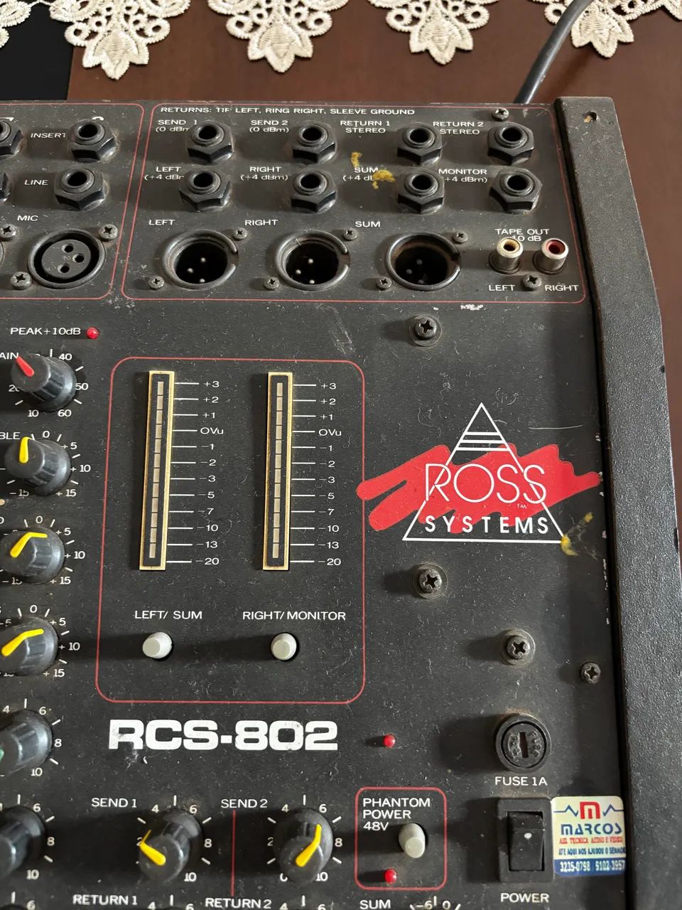 Mesa de som Ross 8 canais Ross System - Foto 3