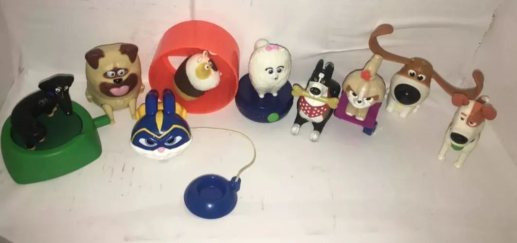 Bonecos The Secret Life of Pets MC donalds (usado)
