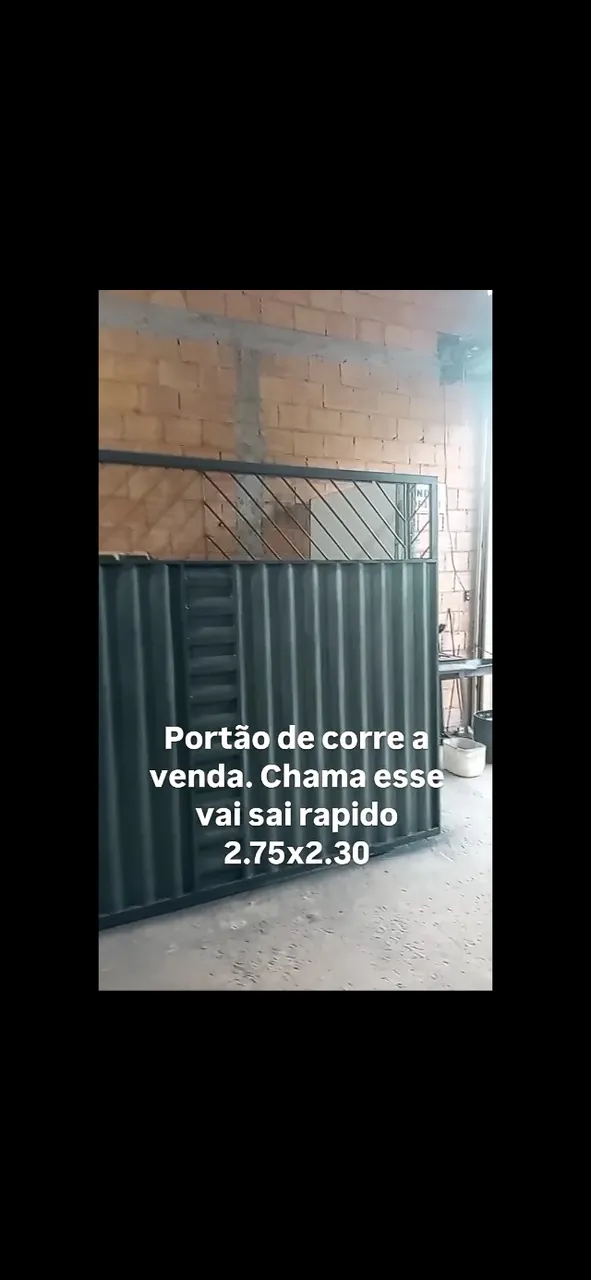 Portao de corre pra garagem