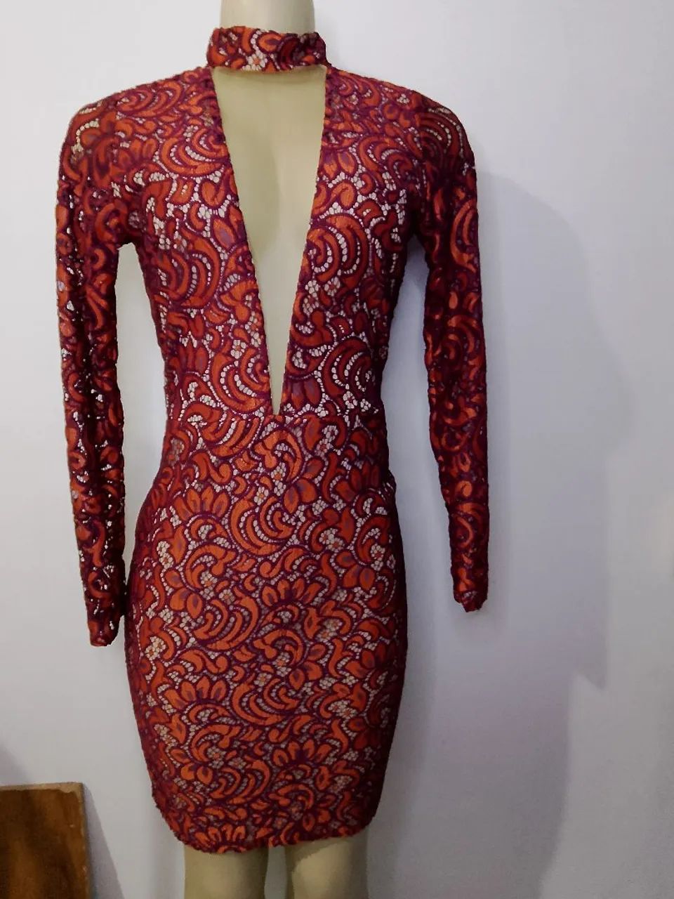 Vestido Vermelho Elegante - Foto 4